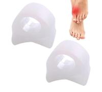 Correcteur d'orteil | Séparateurs d'orteils en silicone pour l'alignement des gros orteils | Entretoise d'orteil en silicone ultra douce et confortable pour chevauchement tordu et orteils recourbés
