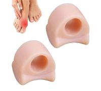 Correcteur d'orteil - Séparateurs d'orteils en silicone pour l'alignement du gros orteil | Entretoise d'orteil en silicone ultra douce et confortable pour chevauchement tordu et orteils recourbés