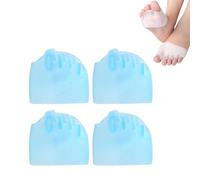 Correcteur d'Ortils en Silicone - Séparateurs et Redresseurs pour Soulager les Douleurs du Pied, les Oignons, les Orteils en Griffe et la Fasciite Plantaire (2 paires bleu)