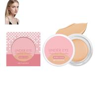 Correcteur et illuminateur contour des yeux à couvrance totale, crème rose longue tenue pour cernes et taches, hydratante et waterproof, nourrissante et légère (warm*1)