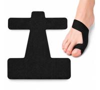 Correcteur Hallux Valgus, Bande de Kinésiologie Prédécoupée Respirante | Design ultra-fin discret, adapté aux chaussures, extensible, respirant pour hommes et femmes(Noir,60pcs)