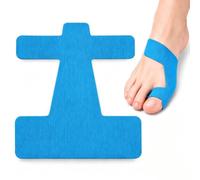 Correcteur Hallux Valgus, Bande de Kinésiologie Prédécoupée Respirante | Design ultra-fin discret, adapté aux chaussures, extensible, respirant pour hommes et femmes(Bleu,40pcs)