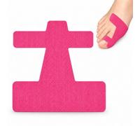 Correcteur Hallux Valgus Bande Kinésiologique Prédécoupée pour Oignon | Coton respirant sans latex, bande imperméable, soulagement ciblé, pour hommes et femmes(Rose,60pcs)