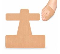Correcteur Hallux Valgus Bande Kinésiologique Prédécoupée pour Oignon | Coton respirant sans latex, bande imperméable, soulagement ciblé, pour hommes et femmes(Couleur,60pcs)