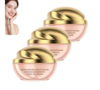 Correcteur Hydratant Et Illuminateur, CrèMe Correctrice Lissante Hydratante Illuminatrice Enrichie En Vitamine C Correcteur Illuminateur Hydr/atant, CrèMe Tonique Pour Tous Types De Peau (3 PCS)