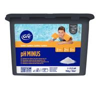 Gre Réducteur de pH 76019 – Granulé 1,5 kg – Prévient les incrustations, améliore efficacité chlore