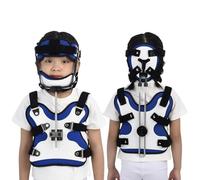 Correcteur thoracique cervical, orthèse thoracique réglable for enfants, lombaire, protection de fixation for orthèse de fracture, for le soulagement des blessures au cou et au haut du dos(L)