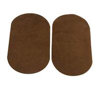 Correctifs de réparation Patchs de genou Patchs de coude en tissu ovale pour flocage du genou Appliqués en fer sur les patchs en jean Café économique et durableC'est beau et facile à utiliser.