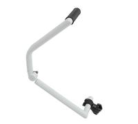 Correction de Cordes Poignée, Manuel Herbe Correcteur Grip Grip Ferme de Caoutchouc en Aluminium Ergonomique Réglable (White)
