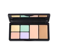 Correction De La Palette De Correcteur - Kit De Maquillage À La Crème De Couleur 6, Ensemble De Cosmétiques De Couverture Complète | Brosse De Contour Pour Le Visage Étanche, Correcteur Du Teint Pour