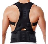 Correction de Posture féminine mâle Ceinture de Posture magnétique Correcteur Correcteur Brace Back Support Belt Kit Améliorer l'épaule (Couleur: Rose, Taille: X-Plus)