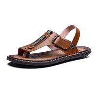 Correction des pieds pour hommes Sandale pour attelles d'oignons, tongs hallux valgus gros orteils, pour le soulagement de la douleur Hallux Valgus Symptômes d'oignons ( Color : Brown , Size : 46 EU )