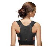 Correction du dos, Correcteur de posture, corset orthopédique, soutien du dos et la taille avec attelle d'épaule, ceinture(White,Medium)