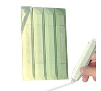 Correction Tape Pen - 4 Pieces Double-Sided Stationery Supplies, Glue Tape Pen, Precise Paper Corrector | Handy Tool for Men Women Boys Girls Youth Teens Son Daughter Student Scrapbooking Photo Mounti