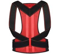 Corrector Brace Clavicle Support Stop Slouching and Hunching Adjustable Back Trainer Unisex (Color Red, Size : Medium) Tools