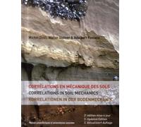 Corrélations en mécanique des sols - Michel Dysli - Presses Polytechniques Romandes - broché - Beau livre
