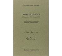 Correspondance: 13 septembre 1945-4 mars 1971