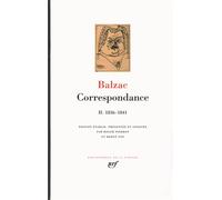 Correspondance 1836-1841 - Honoré de Balzac - Gallimard - broché - Anthologie