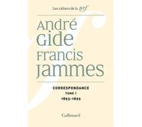 Cahiers André Gide - Volume 21, Correspondance Tome 1, 1893-1899
