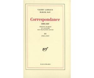 Correspondance - 1921-1937 - Valery Larbaud - Gallimard - Livre