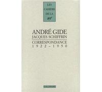 Correspondance (1922-1950) - André Gide - Gallimard - broché - Lettres