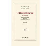 Correspondance - (1923-1968)-1923-1946 - Jean Paulhan - Gallimard - Livre