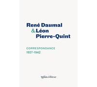 Correspondance 1927-1942 - René Daumal - Ypsilon - broché - Lettres