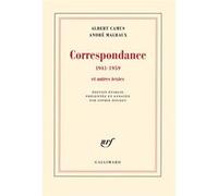 Correspondance (1941-1959) et autres textes Albert Camus (Auteur), André Malraux (Auteur), Marie-Sophie Doudet (Edité par)