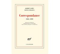 Correspondance (1945-1959) - Albert Camus - Gallimard - broché - Lettres