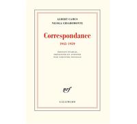 Correspondance Albert Camus (Auteur), Nicola Chiaromonte (Auteur), Samantha Novello (Edité par)