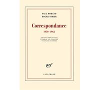 Correspondance (1950-1962) - Roger Nimier - Gallimard - broché - Lettres