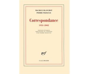 Correspondance (1953-2002) - Maurice Blanchot - Gallimard - broché - Roman