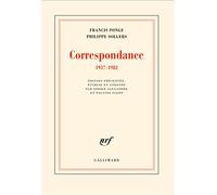 Correspondance 1957-1982 - Francis Ponge - Gallimard - broché - Roman