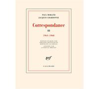 Correspondance 1964-1968 - Jacques Chardonne - Gallimard - broché - Roman