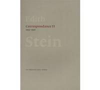 Correspondance 2 Edith Stein (Auteur)