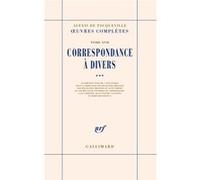 Œuvres complètes (Tome 17 Volume 3)): Correspondance à divers