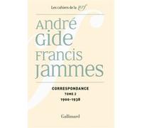 André Gide et Francis Jammes – Correspondance 1900-1938 – Gallimard – Broché