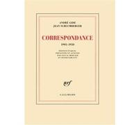 Correspondance André Gide (Auteur), Jean Schlumberger (Auteur), Peter Fawcett (Edité par), Pascal Mercier (Edité par)