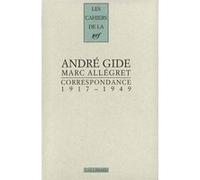Correspondance André Gide (Auteur), Marc Allégret (Auteur), Jean-Claude (Edité par), Pierre Masson (Edité par)