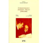 Correspondance Ansermet-Piguet - 1948-1969 - Jean-Claude Piguet - Georg - Livre