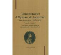 Correspondance D'alphonse De Lamartine Deuxième Série (1807-1829) - Tome 2, 1816-1819