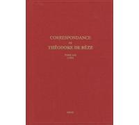 Correspondance De Théodore De Bèze - Tome 21 (1580)