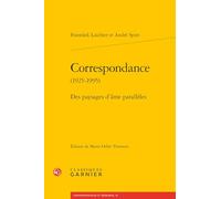Correspondance: Des paysages d'âme parallèles