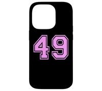 Correspondance Entre Filles de l'université Universitaire de Sport 49 numéro Quarante-Neuf Coque pour iPhone 14 Pro