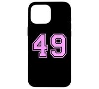 Correspondance Entre Filles de l'université Universitaire de Sport 49 numéro Quarante-Neuf Coque pour iPhone 16 Pro Max