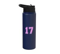 Correspondance entre filles universitaires universitaires et sportives numéro 17 Stainless Steel Insulated Water Bottle