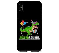 Correspondance Entre Le Dinosaure Sistersaurus T-Rex et la Famille Sœur Saurus Coque pour iPhone XS Max