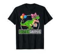 Correspondance Entre Le Dinosaure Sistersaurus T-Rex et la Famille Sœur Saurus T-Shirt