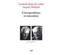 Correspondance et rencontres - Henri de Lubac - Cerf - broché - Essai