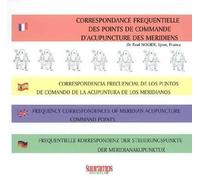 Correspondance frequentielles des points de commande d'acupuncture des meridiens Edition quadrilingue français-espagnol-anglais-allemand - Paul Nogier - Sauramps Medical - broché - Etude